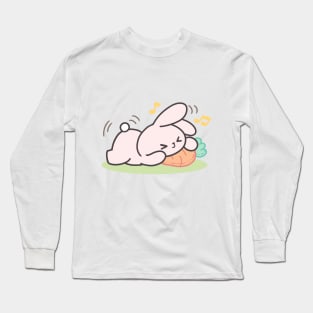 Loppi Tokki, Cute Bunny Happy Snuggle Long Sleeve T-Shirt